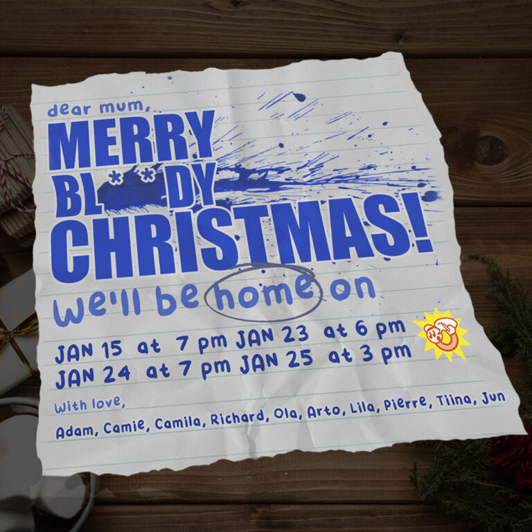 MERRY BL**DY CHRISTMAS